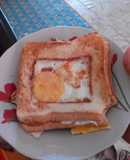 #sarapancepat #hari1 Roti panggang telur mata sapi ^_^