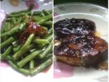 tongkol bakar sayur buncis 