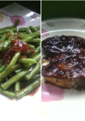 Foto resep tongkol bakar sayur buncis 