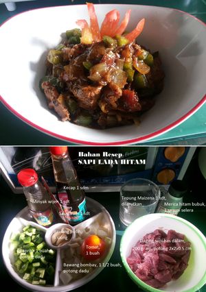 Foto resep Sapi Lada Hitam