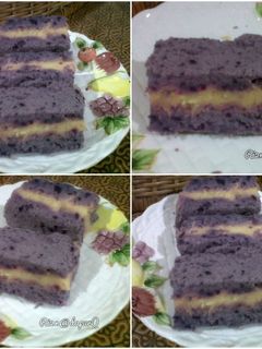 Foto resep Bolu Ubi Ungu Lapis Tape