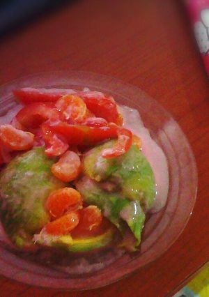 Foto resep salad warna-warni