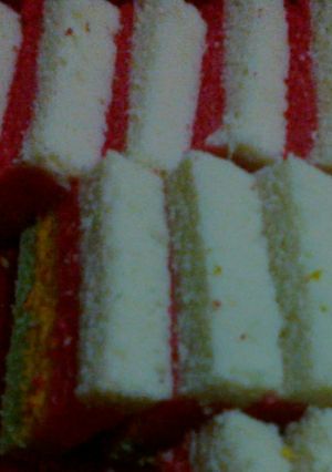 Foto resep rainbow cake simpel