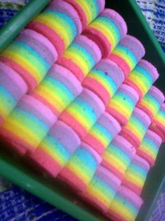 Foto resep Rainbow rollcake (mini)
