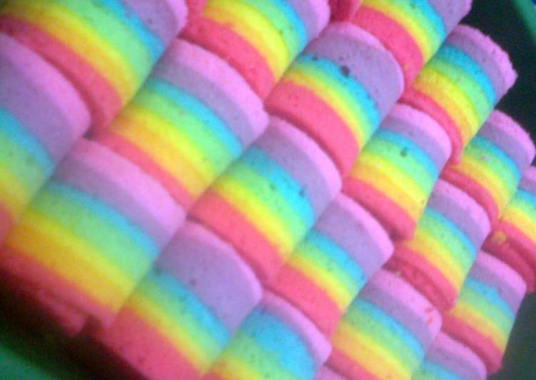 Rainbow rollcake (mini)