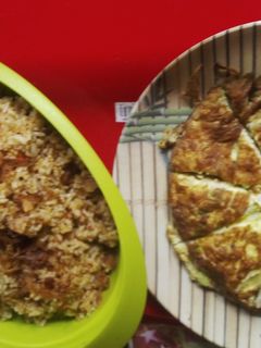 Foto resep Nasgor dan dadar telur