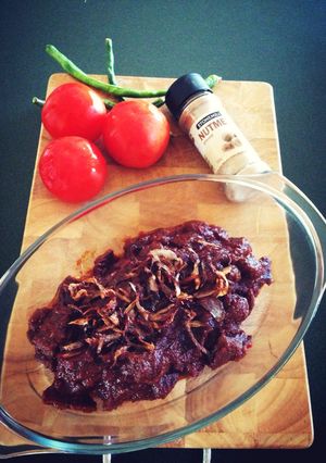 Foto resep Daging Bumbu Terasi 