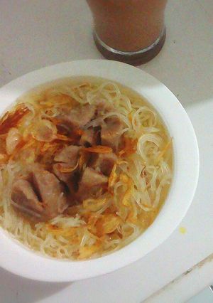 Foto resep bihun kuah bening