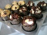 Muffin cokelat choco almond
