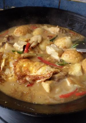 Foto resep Telur dan tahu bumbu lodho