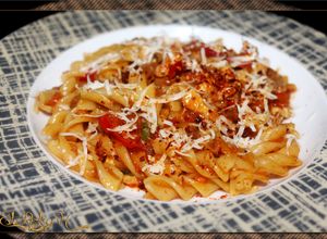 Foto resep Fusilli Spicy Bolognese