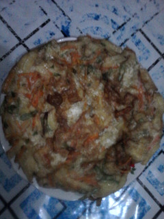 Foto resep omelet sayuran