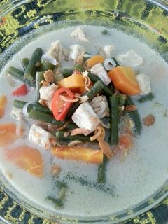 Foto resep Lodeh kacang panjang tahu tempe