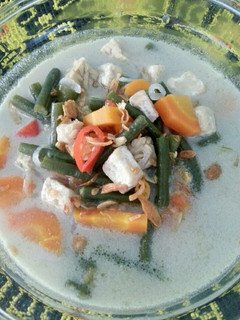 Foto resep Lodeh kacang panjang tahu tempe