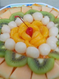 Foto resep Pizza buah