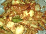 Ceker Puyuh Bumbu Setan Plus Tate (tahu tempe)