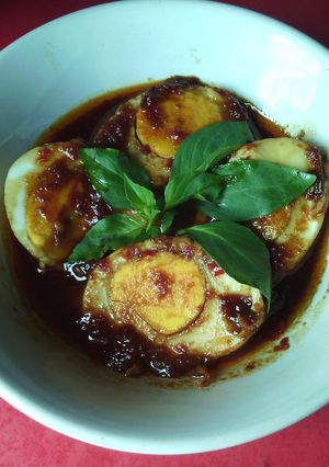 Foto resep telur tumis asam manis