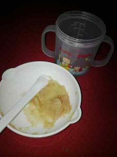 Foto resep bubur kentang saos tomat #mpasi 6 bulan