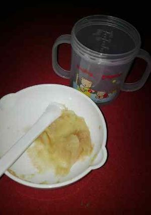 Foto resep bubur kentang saos tomat #mpasi 6 bulan
