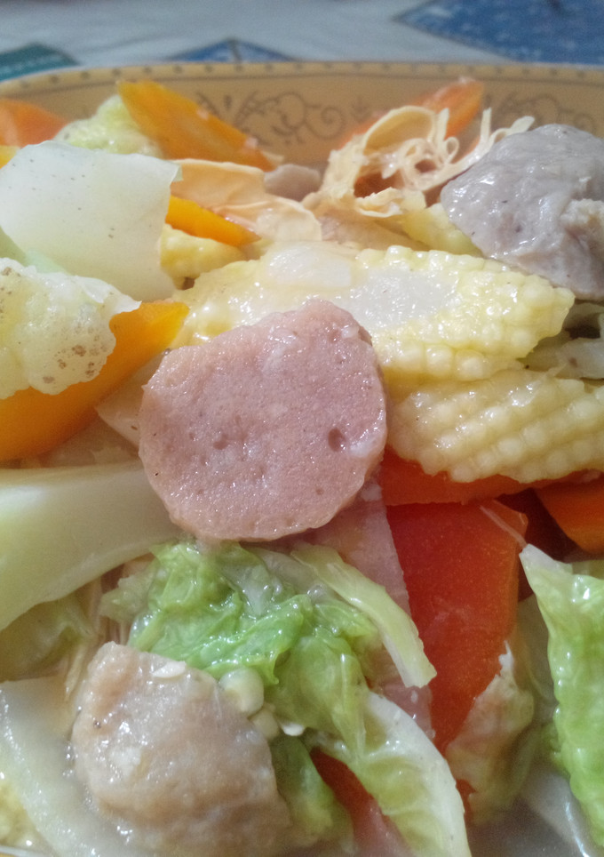 Foto resep Cap Cay Kuah Kembang Tahu