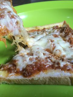 Foto resep Bolognaise Pizza Toast