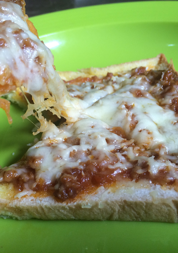 Foto resep Bolognaise Pizza Toast