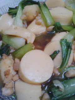 Foto resep Sawi Daging Tumis Tofu