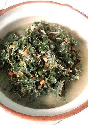 Foto resep Sayur Daun Singkong Pedas Gurih Tempo Dulu