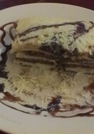 Foto resep Lapis Cokelat Keju Express