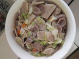 Tumis Kubis Bakso Pedas