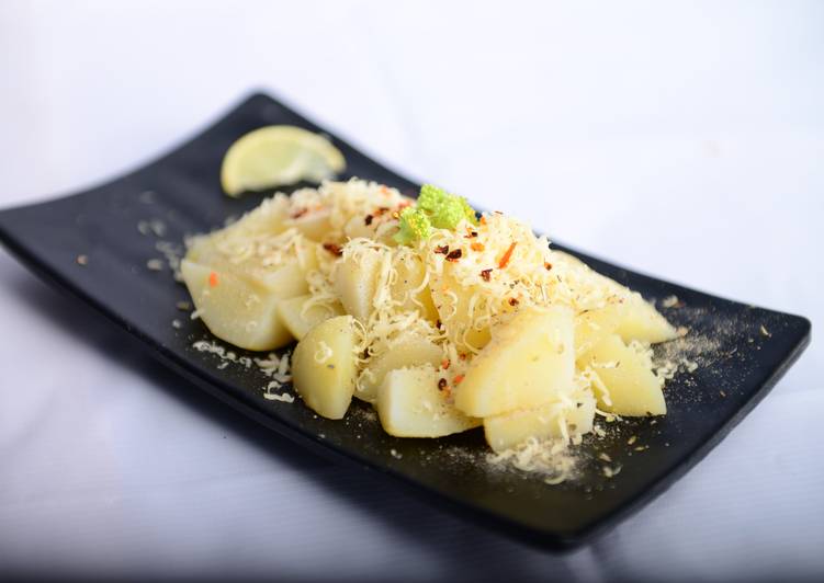 #Sarapancepat Steamed Potatoes Cheese with Oregano