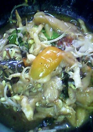 Foto resep jamur tiram bercak tauge