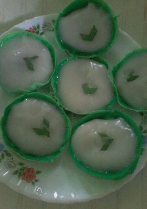 Foto resep kue lumpur hijau vla