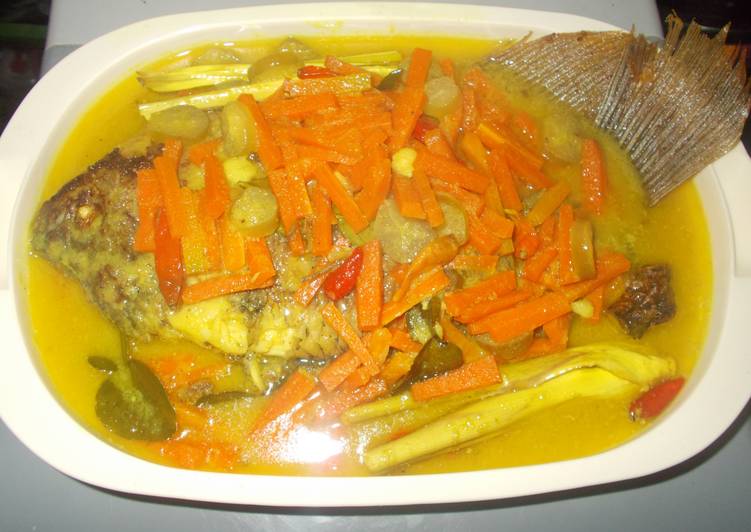 Resep gurame acar kuning yang Bikin Ngiler