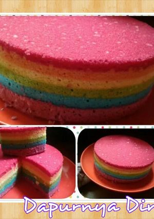 Foto resep Bolu Kukus Rainbow
