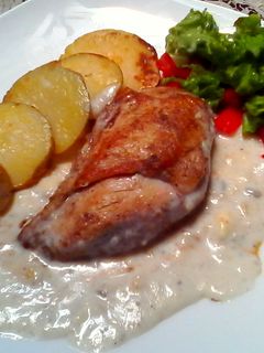 Foto resep Chicken Steak with Cheesy Sauce