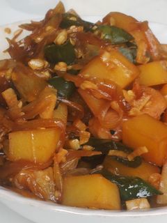 Foto resep Tumis Kentang Cabe Ijo