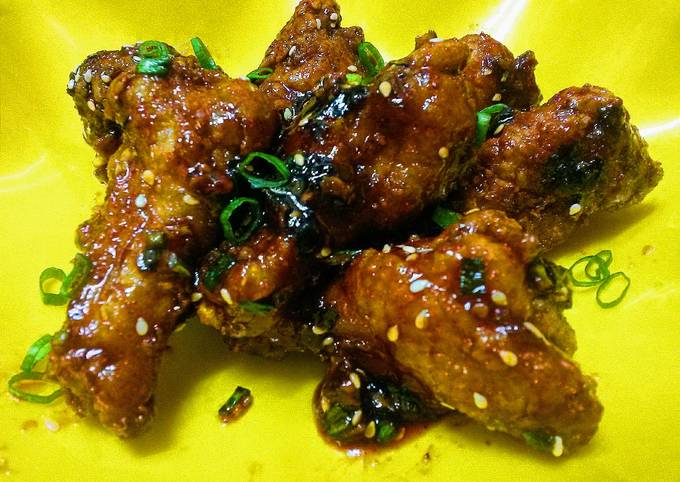 Korean Fried Chicken (Yangnyeom-Tongdak)