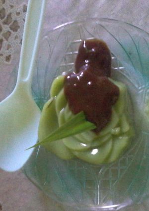 Foto resep puding alpukat saos coklat