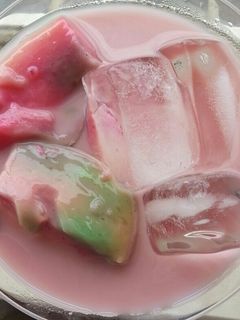 Foto resep Es jelly custard rasa KOPI