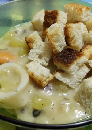 Foto resep Simple Seafood Chowder