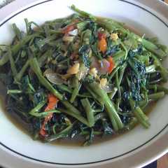 A picture of Tumis Kangkung Terasi.