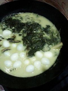 Foto resep Gulai Daun Singkong Telur Puyuh + Teri Mudah & Nikmat
