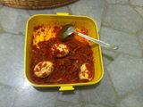Telur Sambal Balado + Teri