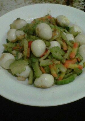 Foto resep Pare puyuh hura - hura ala bunda megga