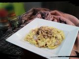 Fettuccine Tuna Creamy Sauce