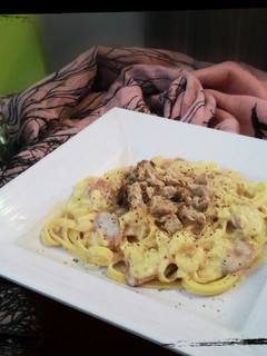 Foto resep Fettuccine Tuna Creamy Sauce