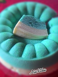 Foto resep Bolu Kukus Vanilla Blue 
