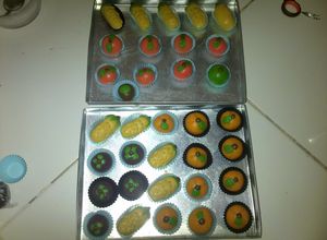 Foto resep nastar bentuk buah2 yg imoet 