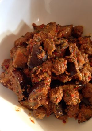 Foto resep Bola Daging Sambal Terong